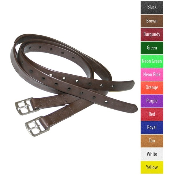 Jacks Imports Beta Stirrup Straps BROWN 54" 79-BR-54